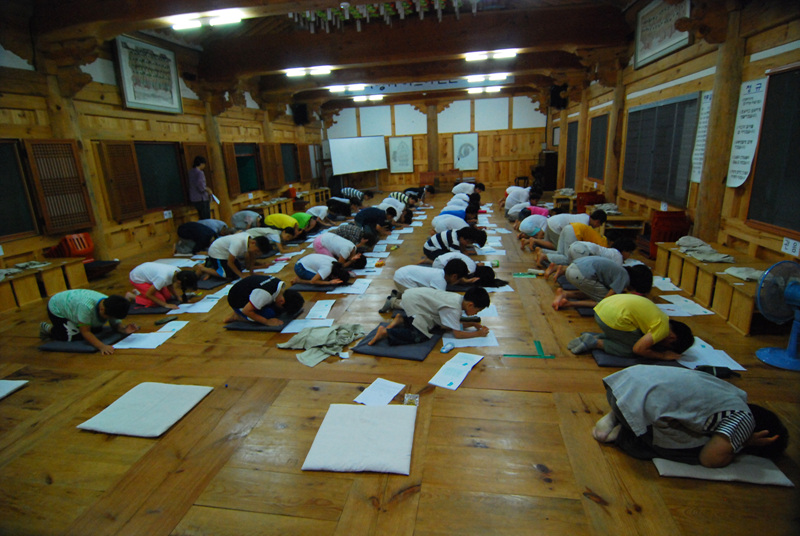108배와 사경쓰기-